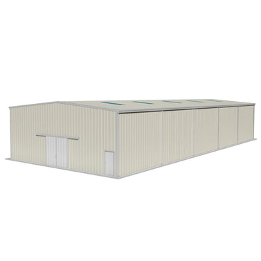 15m (W) X 5m (H) Steel Warehouse  W/Sandwich Panel Cladding