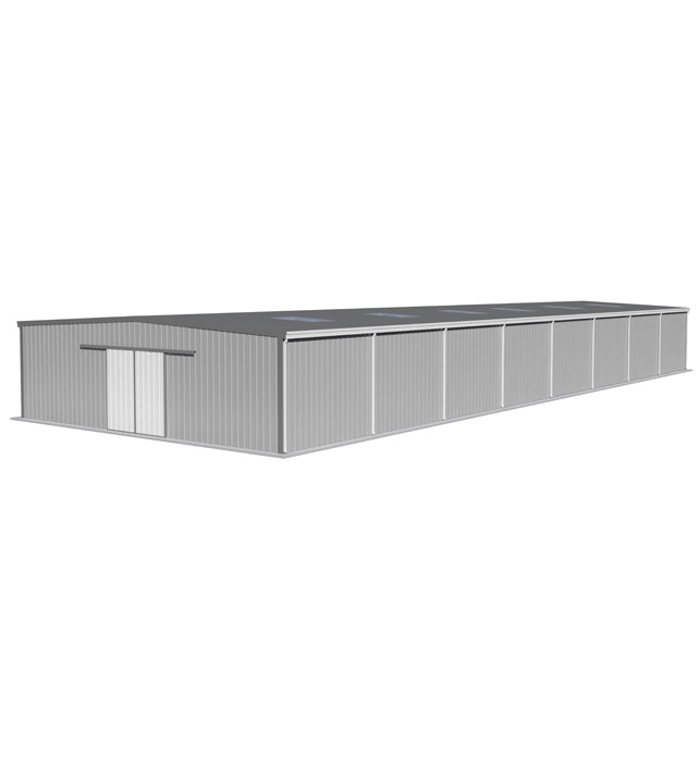18m(W)X 30m(L-Extendable)X 5m(H) Eave Gutters W/Insulated Sandwich Panel Clad Warehouse