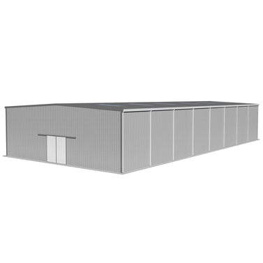 24m(W)X 30m(L-Extendable)X 8m(H) Sandwich Panel Cladding Warehouse