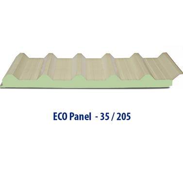 35/205 ECO Panel (Textured PPGI | 3m-6mL | 30mm-75mm PIR Insulation)