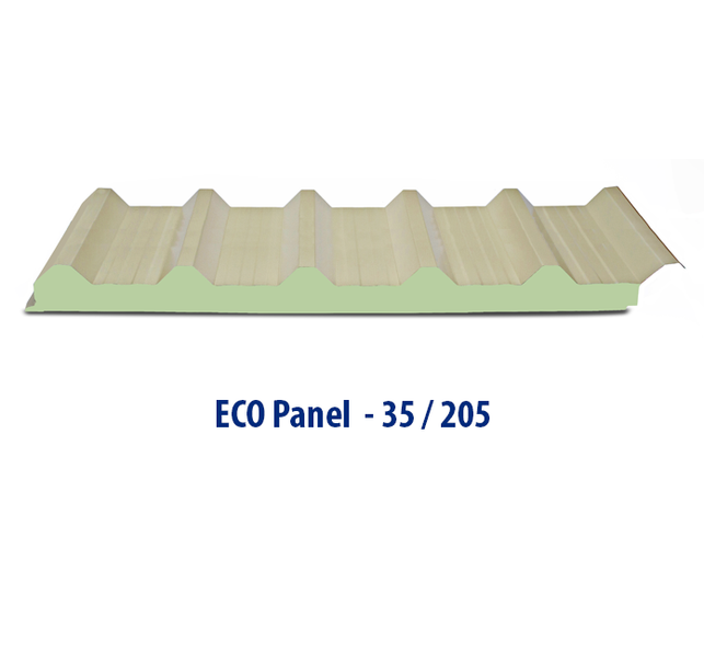 35/205 ECO Panel (Textured PPGI | 3m-6mL | 30mm-75mm PIR Insulation)