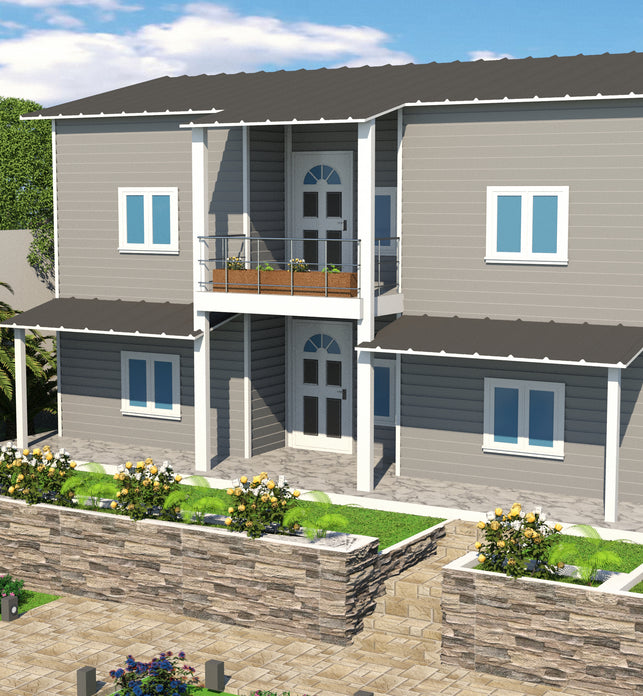 4 BR (158 Sqm) Double Storey Housing W/ Balcony - Type C